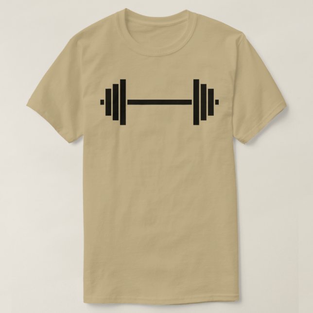 T-shirt Cool Powerlifter haltère (Design devant)