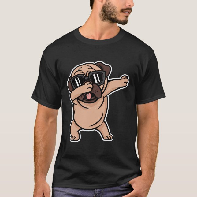 T-shirt Cool Pug Doublage Essentiel  753 (Devant)