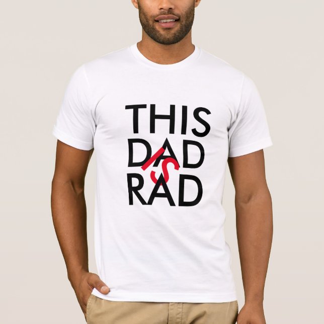 T-shirt Cool Rad Dads Club Chemise - Cadeau de la Fête des (Devant)