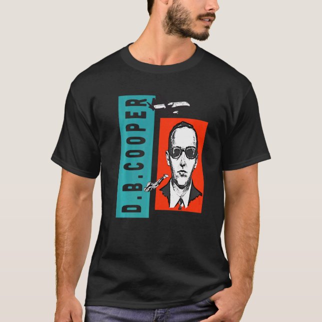 T-shirt Cool Recherché D B Cooper croquis Cryptid Urban Le (Devant)