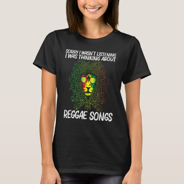T-shirt Cool Reggae For Men Women Jamaican Music Genre (Devant)