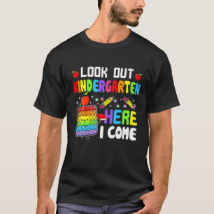 T-shirt Cool Retour À L'École Regardez La Maternelle Ici I