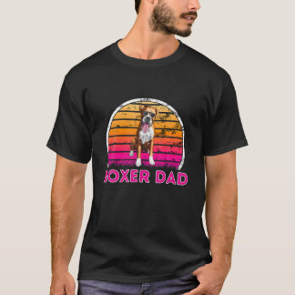 T-shirt Cool Retro Boxer Papa - Fête des pères Amoureux de