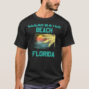 T-shirt Cool rétro Clearwater Beach Vintage Florida Beach
