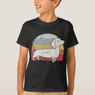 T-shirt Cool Retro Dachshund Chien Conception cadeau Weine