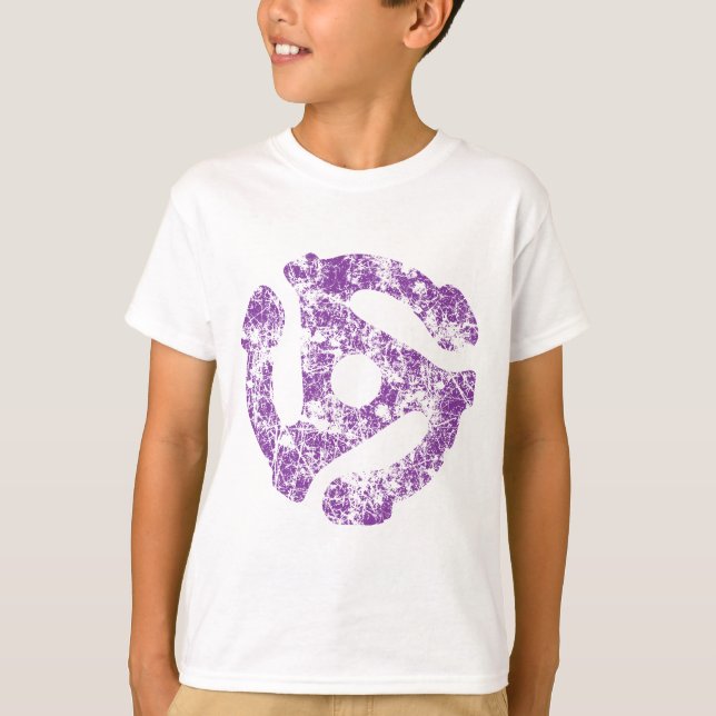 T-shirt COOL Retro Grunge 45 DJ (Devant)