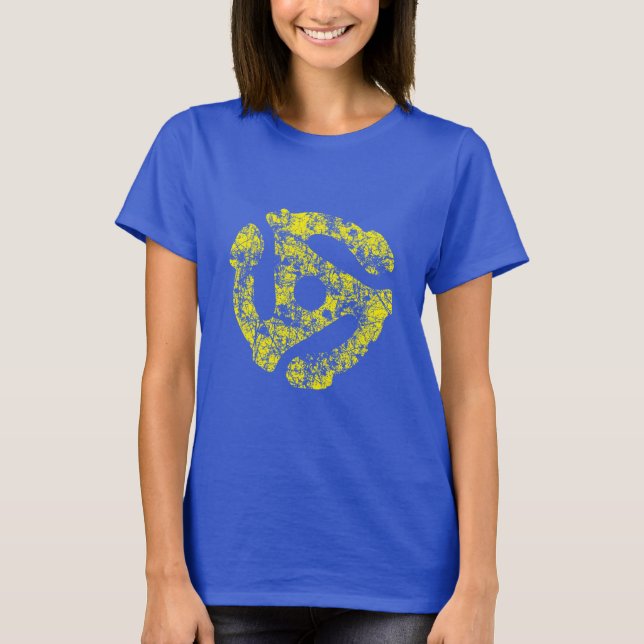 T-shirt COOL Retro Grunge 45 DJ (Devant)