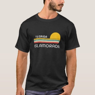 T-shirt Cool rétro Islamorada Vintage Floride Retro Sunset