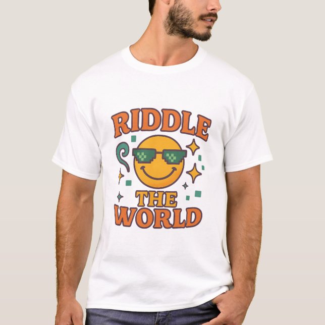 T-shirt cool Retro Smiley Graphic (Devant)