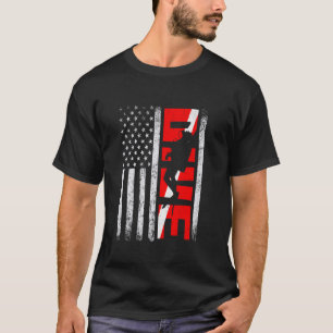 T-shirt Cool Retro USA Drapeau SCUBA Plongée Patriotique A