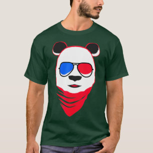 T-shirt Cool Retro Vintage 80s Disco Party Panda Bear