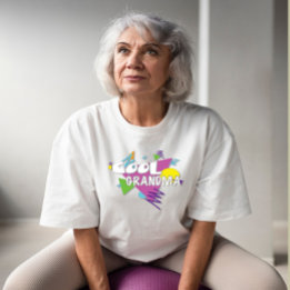 T-shirt Cool rétrograde Grandma femme