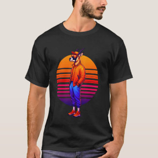 T-shirt Cool Roan Antelope Moderne Style urbain Sunset Ret