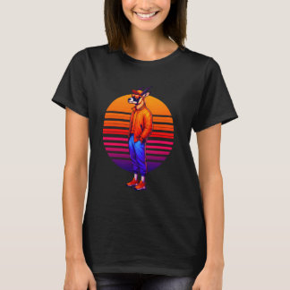 T-shirt Cool Roan Antelope Moderne Style urbain Sunset Ret