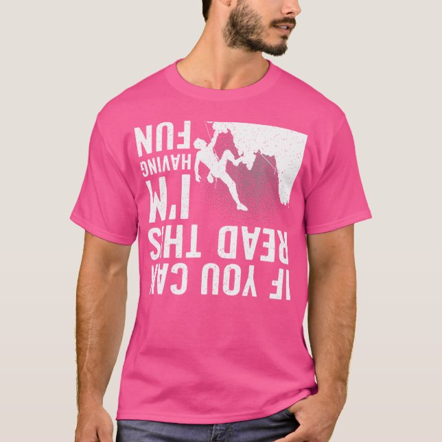 T-shirt Cool Rock Escalade Pour Hommes Femmes Mountain Cli (Devant)