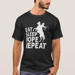 T-shirt Cool Roping Pour Hommes Femmes Bull Rider Cowboy A