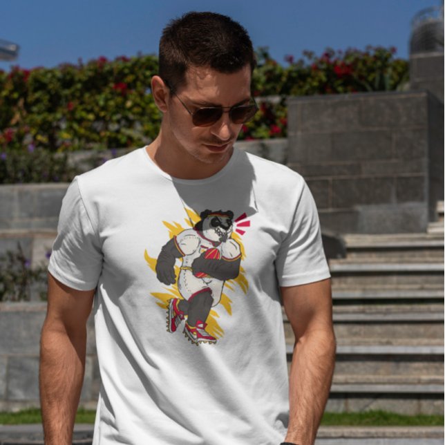 T-shirt Cool Rugby Panda (Créateur téléchargé)