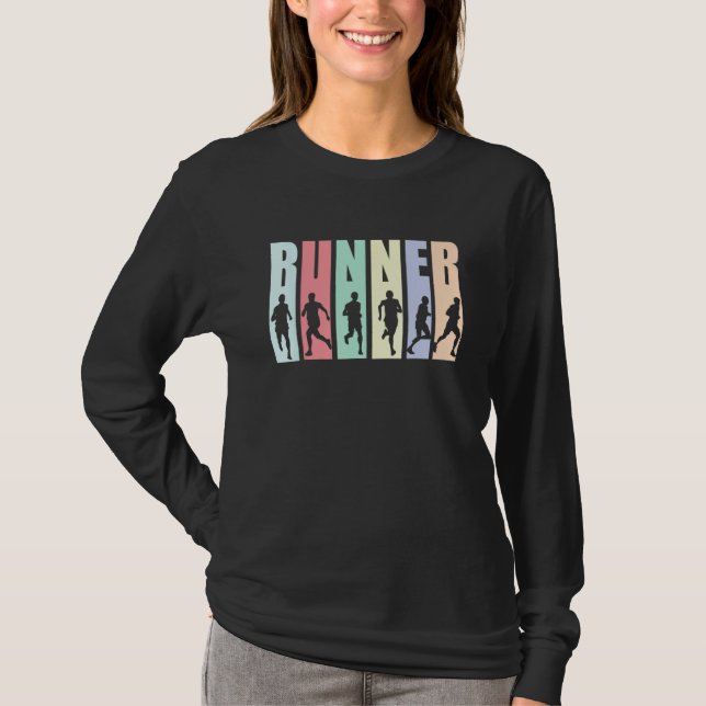 T-shirt Cool Runner Triathlon Athlete Cross Country Runnin (Devant)