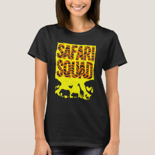 T-shirt Cool Safari Squad Pour Hommes Femmes Animaux Anima