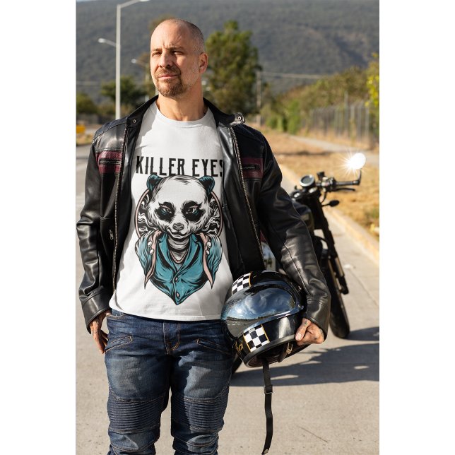 T-shirt Cool Samurai Panda | Guerrier Panda Féroce (Créateur téléchargé)