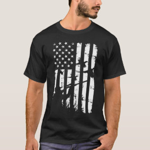 T-shirt Cool sauvagine américaine Vintage États-Unis Drape