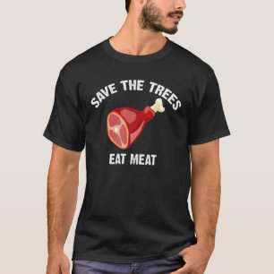 T-shirt Cool Sauvez Les Arbres Mangez Le Ventilateur De Vi