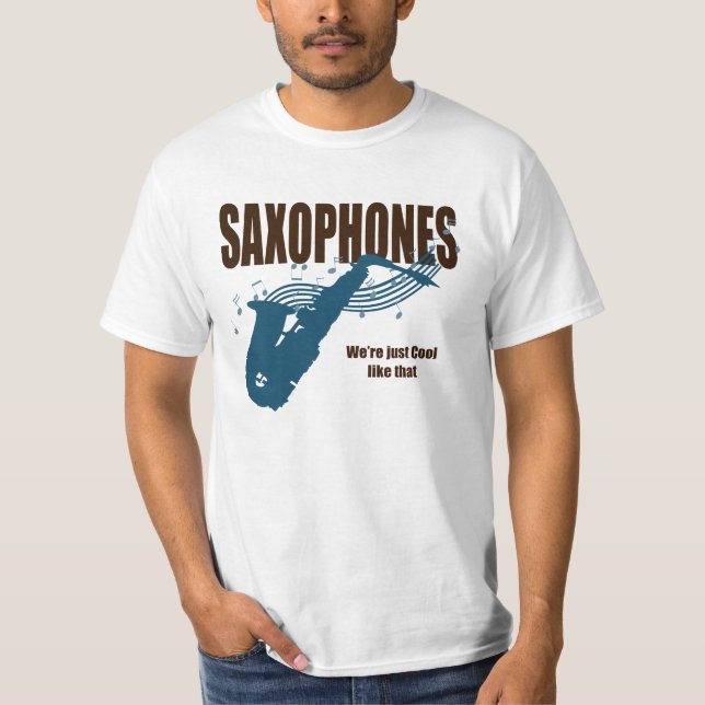 T-shirt Cool Saxophones Comme Ça (Devant)