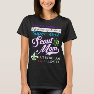 T-shirt COOL SCOUT MOM Dons amusants pour les femmes