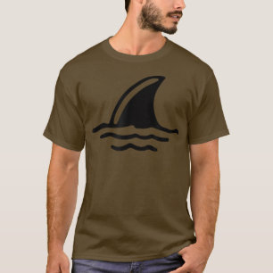 T-shirt Cool Shark Fin TshirtFor Kids, Mens Womens Shark