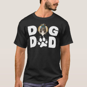 T-shirt Cool Shih Tzu Chien Papa Jamais Père