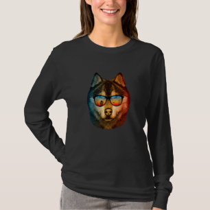 T-shirt Cool Siberian Husky pour hommes femmes garçons et