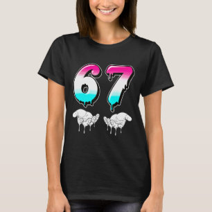 T-shirt Cool Six Seven 6 7 Mème Costume Slang Gen Alpha Ma