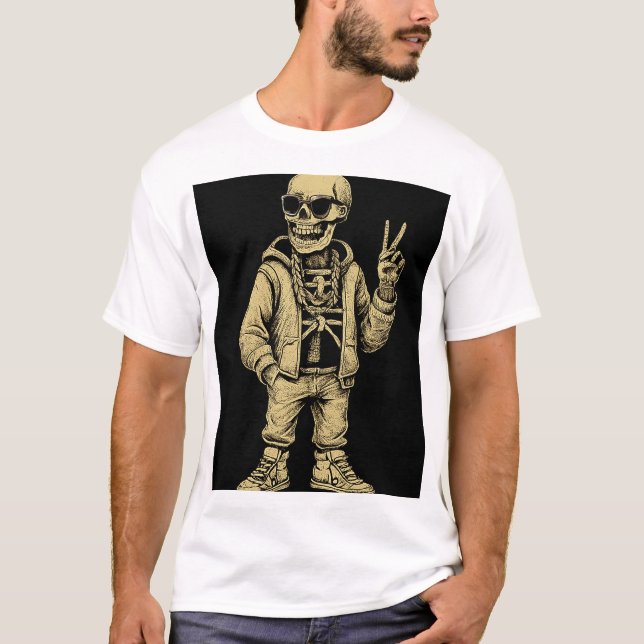T-shirt Cool Skeleton (Devant)
