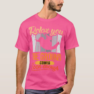 T-shirt Cool Skydiver Avec Parachute