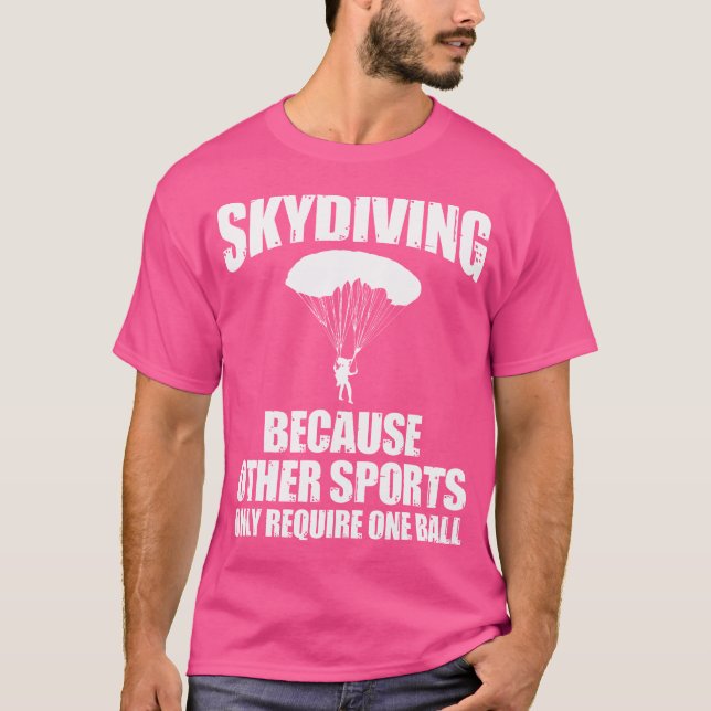 T-shirt Cool Skydiving Art For Skydive Parachute Skydiver (Devant)