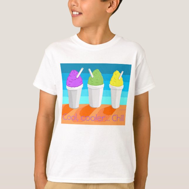 T-shirt Cool snoball summer in NoLA kids  (Devant)