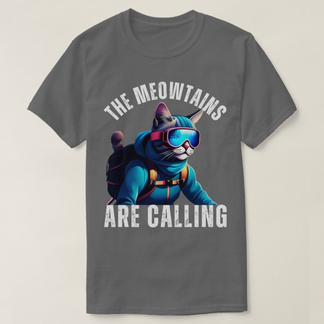 T-shirt Cool Snowboard For Men Women Kids Ski Lover Mounta (Design devant)