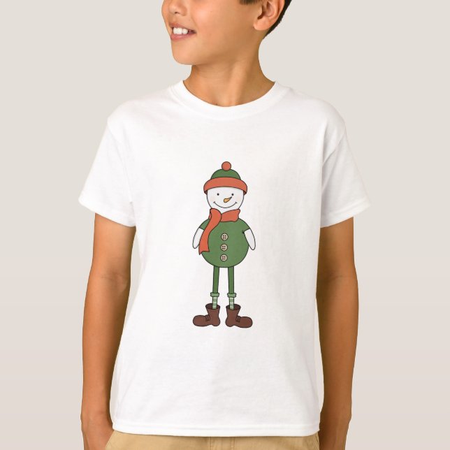 T-shirt Cool Snowman (Devant)