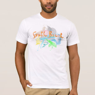 T-shirt Cool South Beach, Floride design abstrait