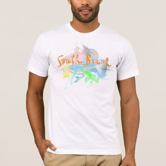 T-shirt Cool South Beach, Floride design abstrait
