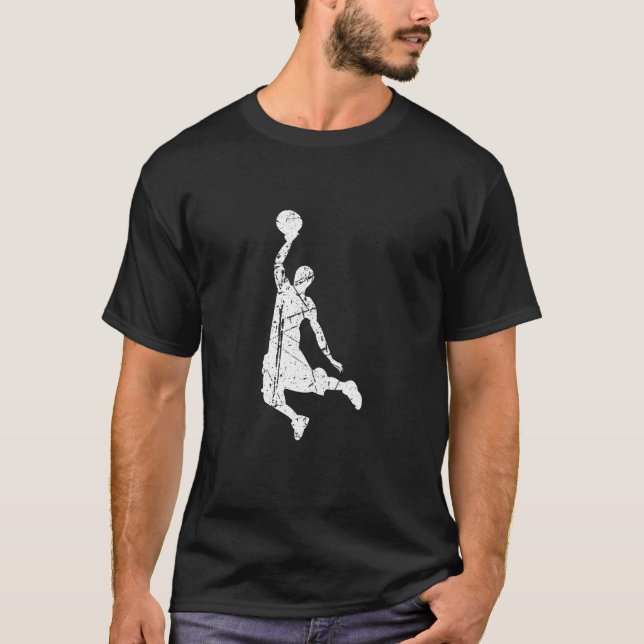 T-shirt Cool Sports Lover Basketball Player Dunk Team Coac (Devant)