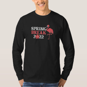 T-shirt Cool Spring Break 2022 Florida Flamant rose Famill