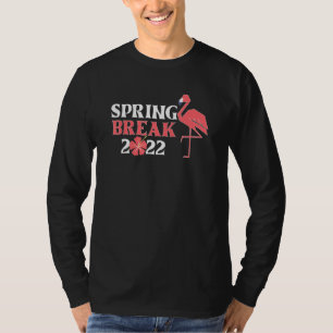 T-shirt Cool Spring Break 2022 Florida Flamant rose Famill