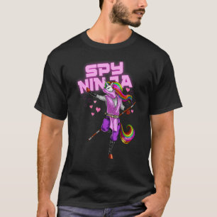 T-shirt Cool Spy Gaming Ninjas Gamer Unicorn Ninja Boy Gir