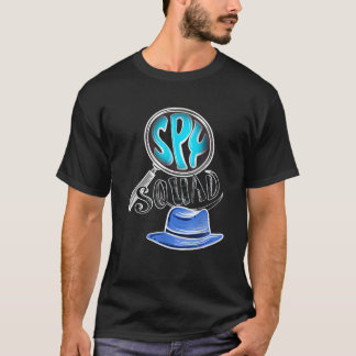 T-shirt Cool Spy Squad Enfants Funny Secret Agent Group En