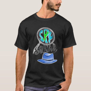T-shirt Cool Spy Squad Enfants Funny Secret Agent Group En