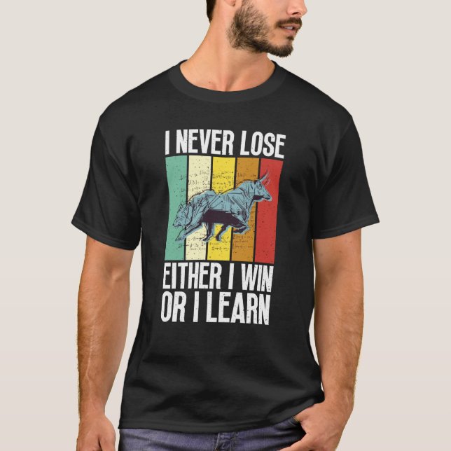 T-shirt Cool Stock Trading Desing With Win Lose Trading Gr (Devant)
