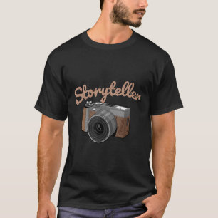 T-shirt Cool Storyteller Funny Caméra Photographe Me Cadea