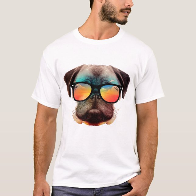 T-shirt Cool Summer Dog (Devant)