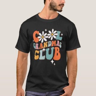 T-shirt Cool super Grandmas Club Funny Smile Fête des Mère